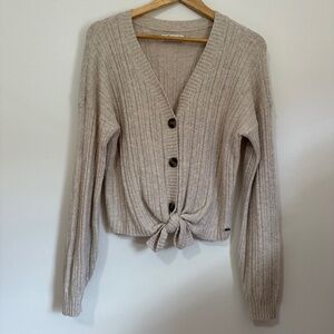 Hollister Tie-Front Sweater